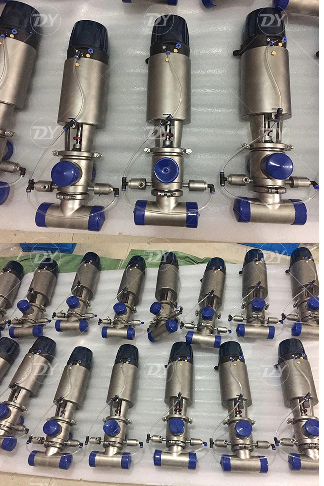 SS304 Pneumatic 63.5mm Mix-Proof Valve for CIP Recover